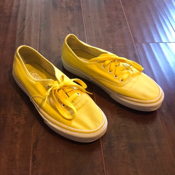 canary yellow vans